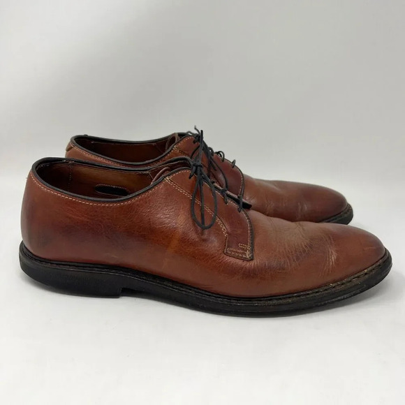 Allen Edmonds‎ Men\'s Size 11 Badlands Derby Dress Shoes Brown Leather Oxford main image 8